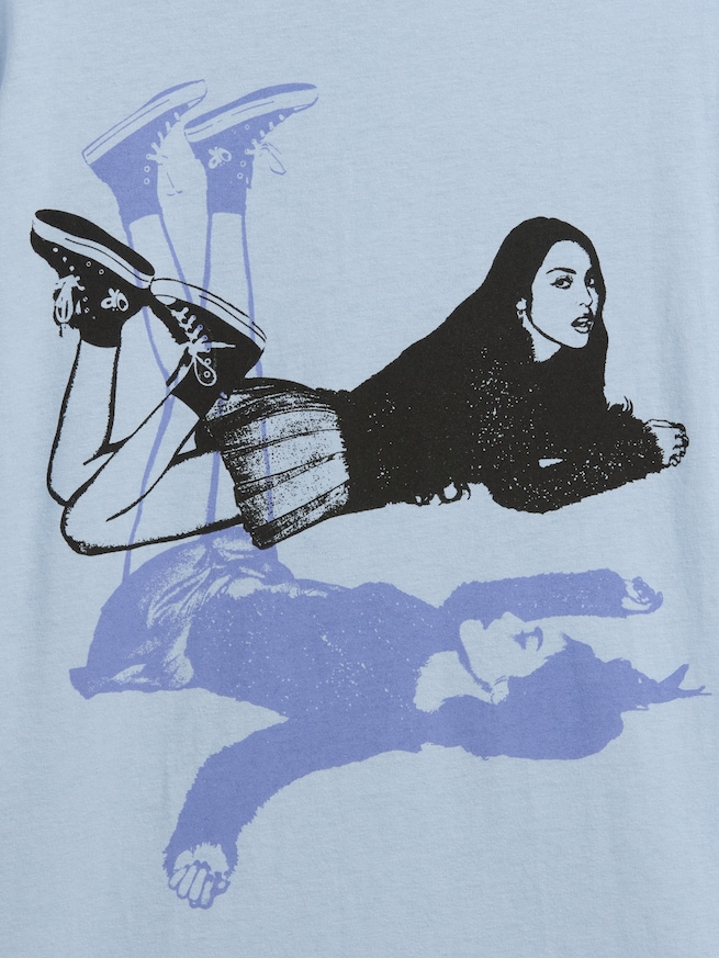 Olivia Rodrigo オーバーサイズ チュニックTシャツ (キッズ)-3