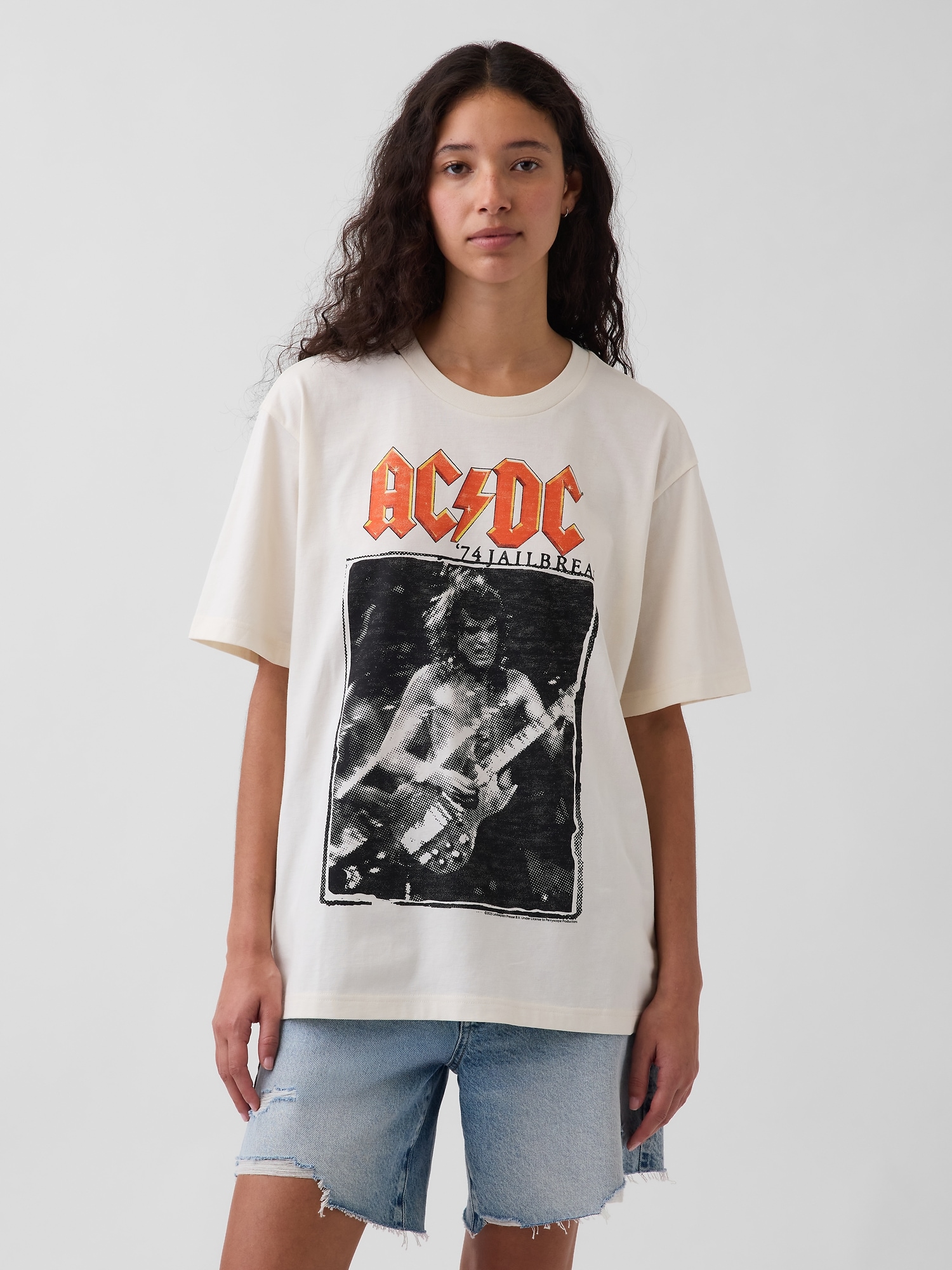 AC/DC Relaxed Graphic T-Shirt