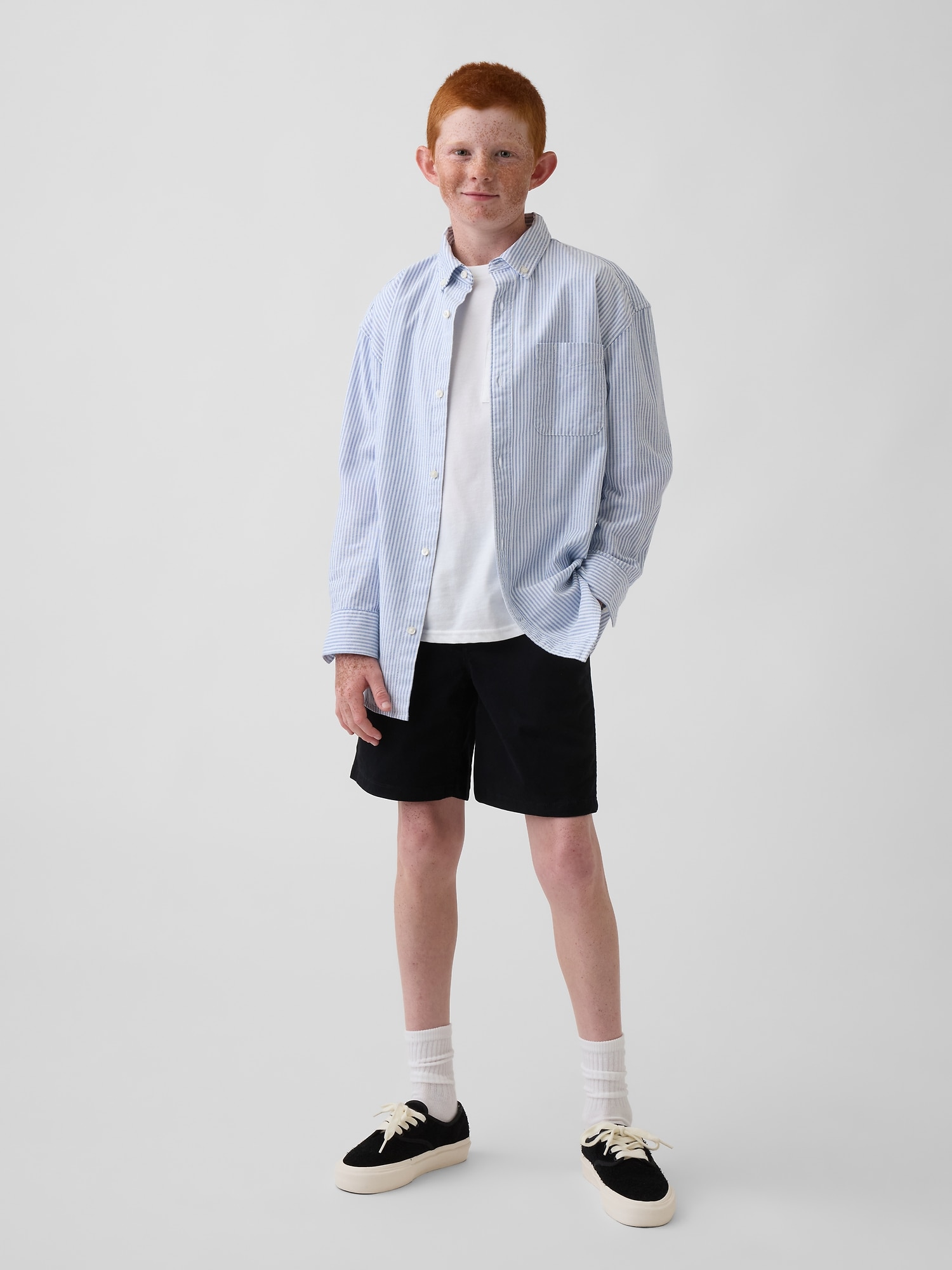 Kids Modern Khaki Shorts