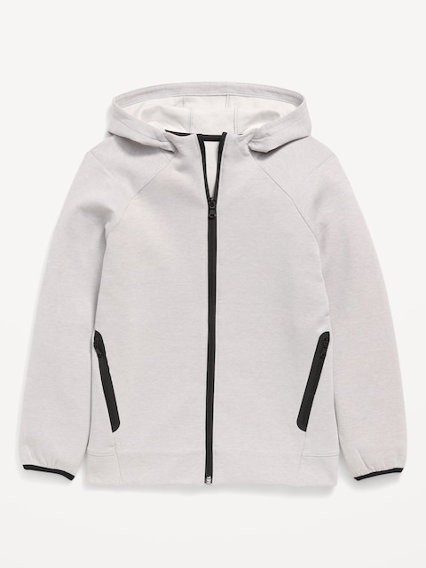 VESTE À CAPUCHON EN MOLLETON DYNAMIQUE À GLISSIÈRE PLEINE LONGUEUR POUR GARÇON