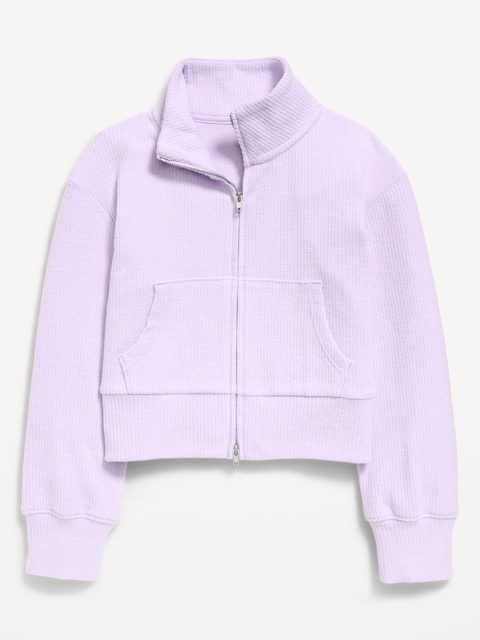 VESTE À CAPUCHON ULTRACONFO À GLISSIÈRE BIDIRECTIONNELLE POUR FILLE