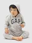 babyGap リラックス GAPロゴ ジップアップパーカー-2