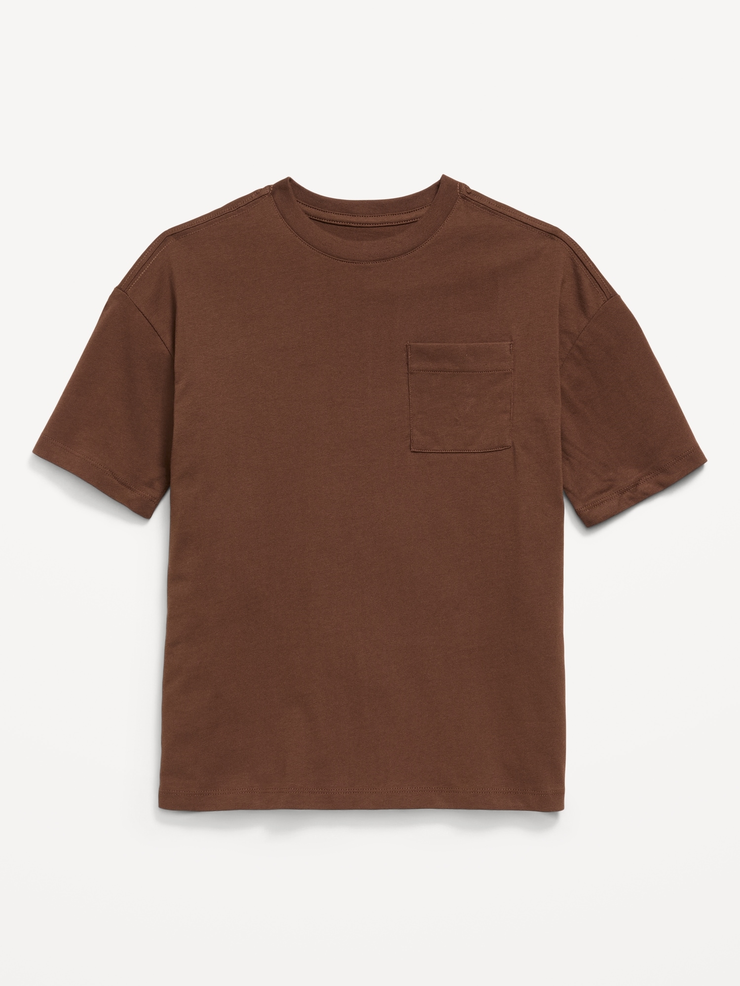 Oversized Short-Sleeve Pocket T-Shirt for Boys