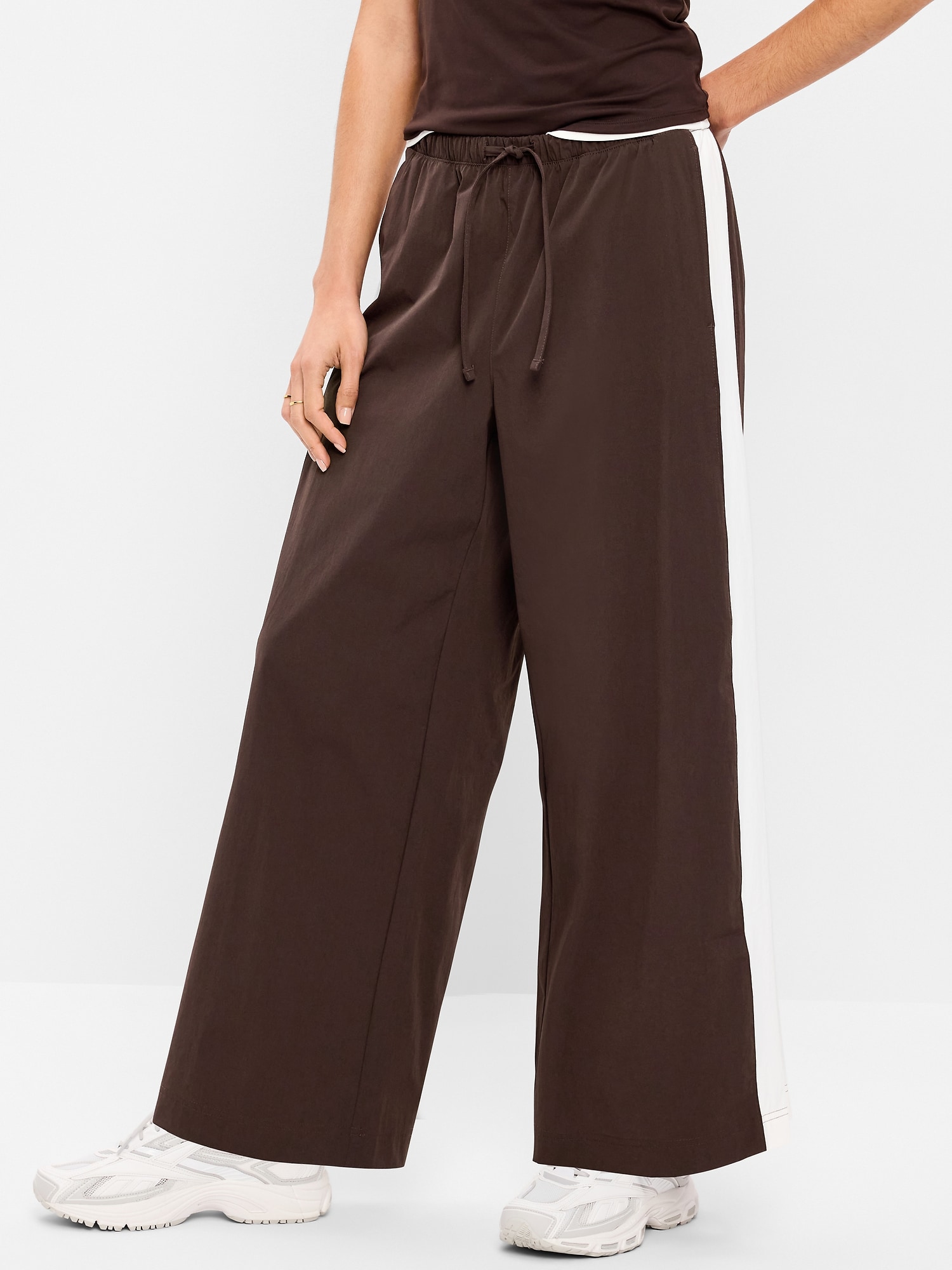 PANTALON SPORT TISSÉ LÉGER À TAILLE HAUTE TECH TREK