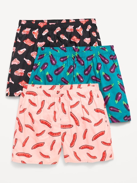 CALEÇON BOXEUR À MOTIF (PAQUET DE 3)