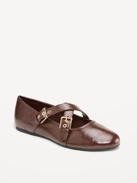 BALLERINES CHARLES IX À BRIDE À BOUCLE POUR FEMME