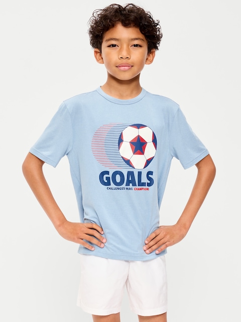 T-SHIRT À IMPRIMÉ PERFORMANCE NUAGESPORT POUR GARÇON