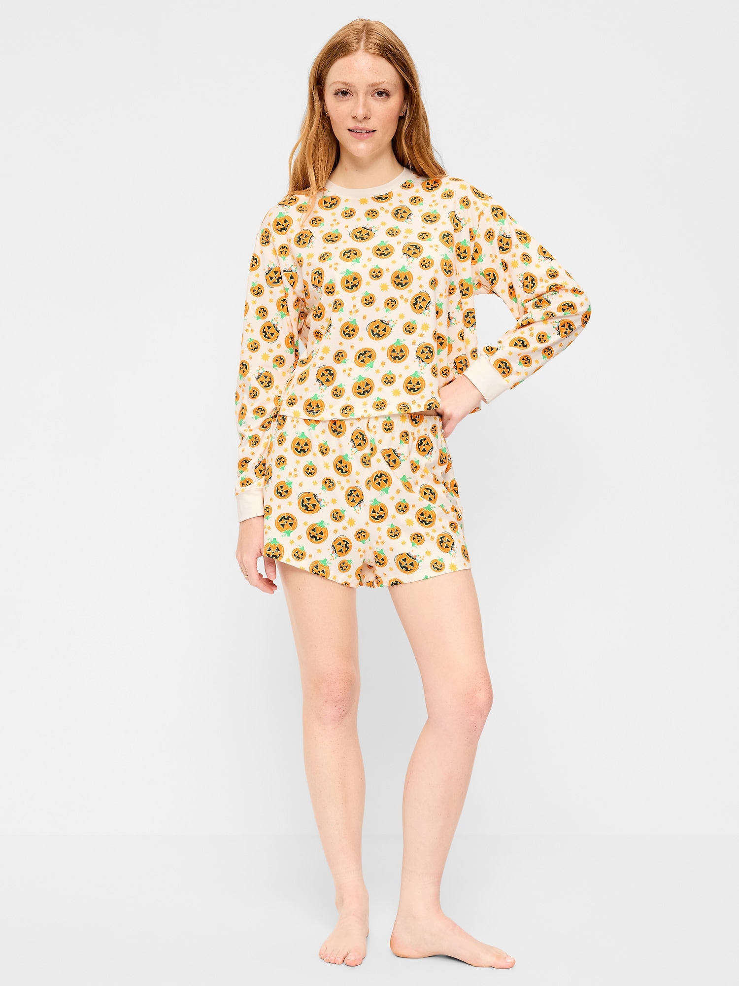 Halloween Pajama T-Shirt and Shorts Set