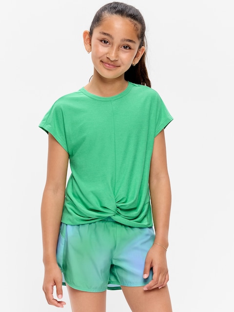 T-SHIRT À MANCHES COURTES ET NŒUD SUR LE DEVANT NUAGESPORT POUR FILLE