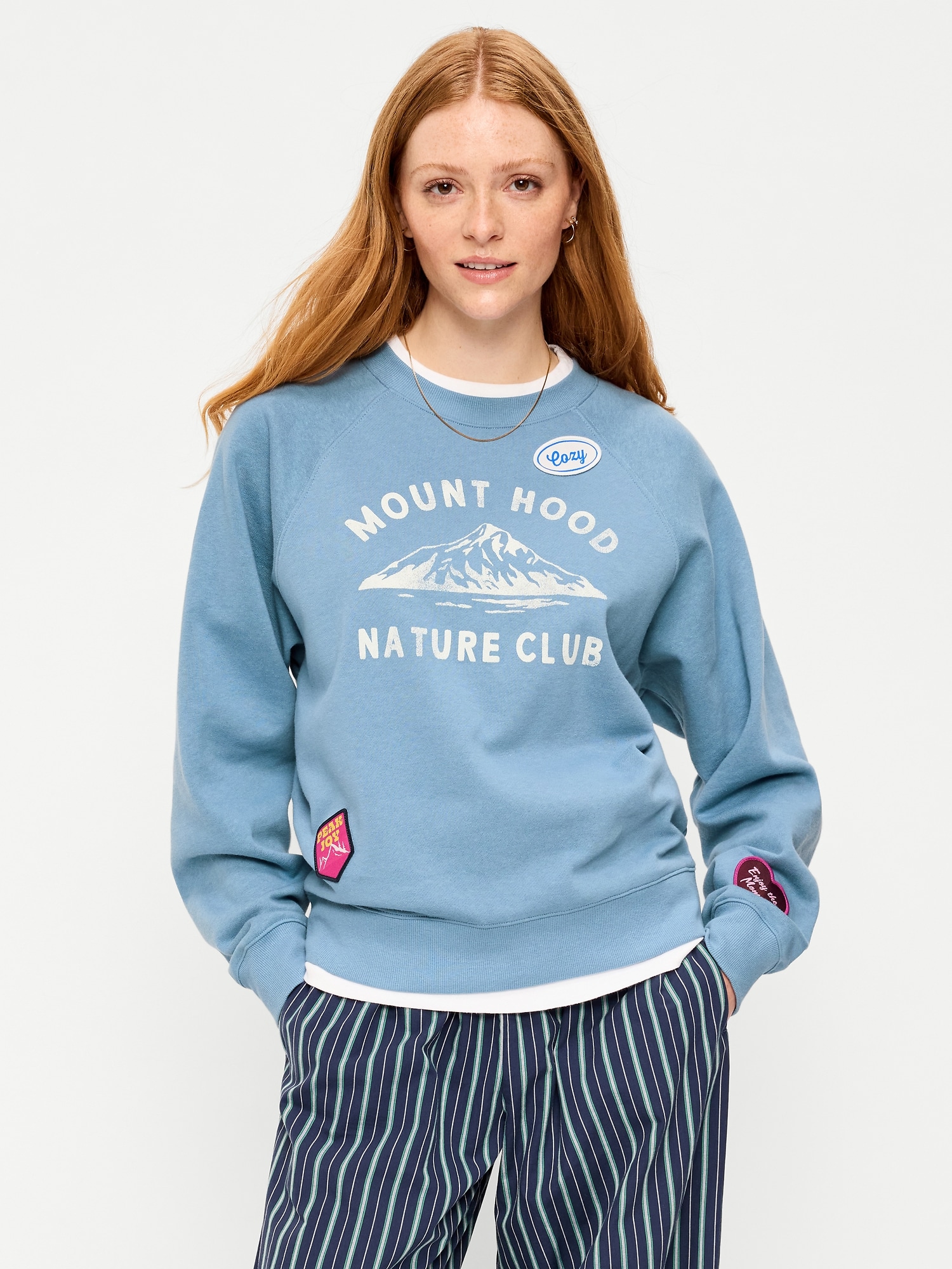 Oversized Raglan Sweatshirt