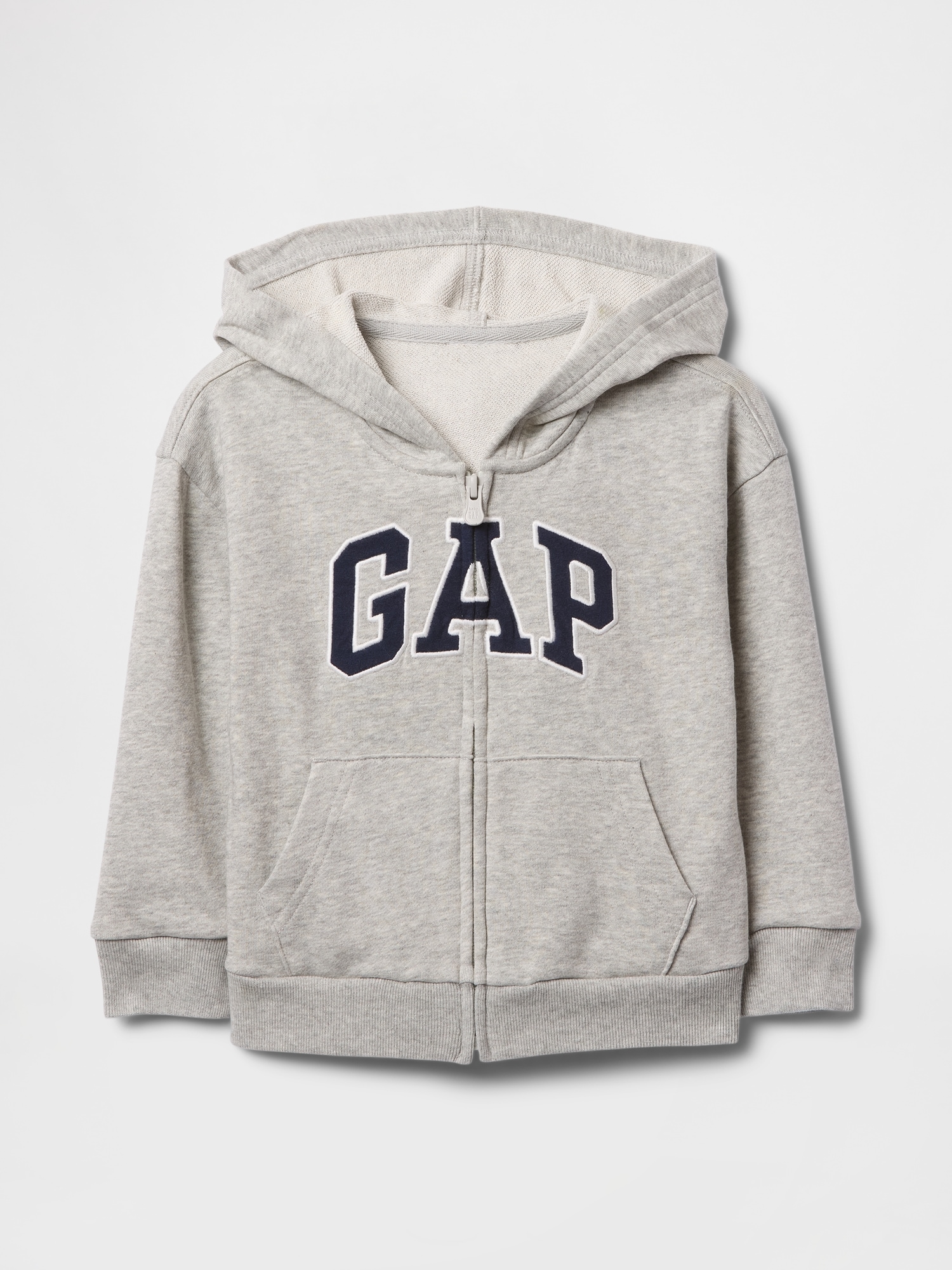 babyGap リラックス GAPロゴ ジップアップパーカー-1