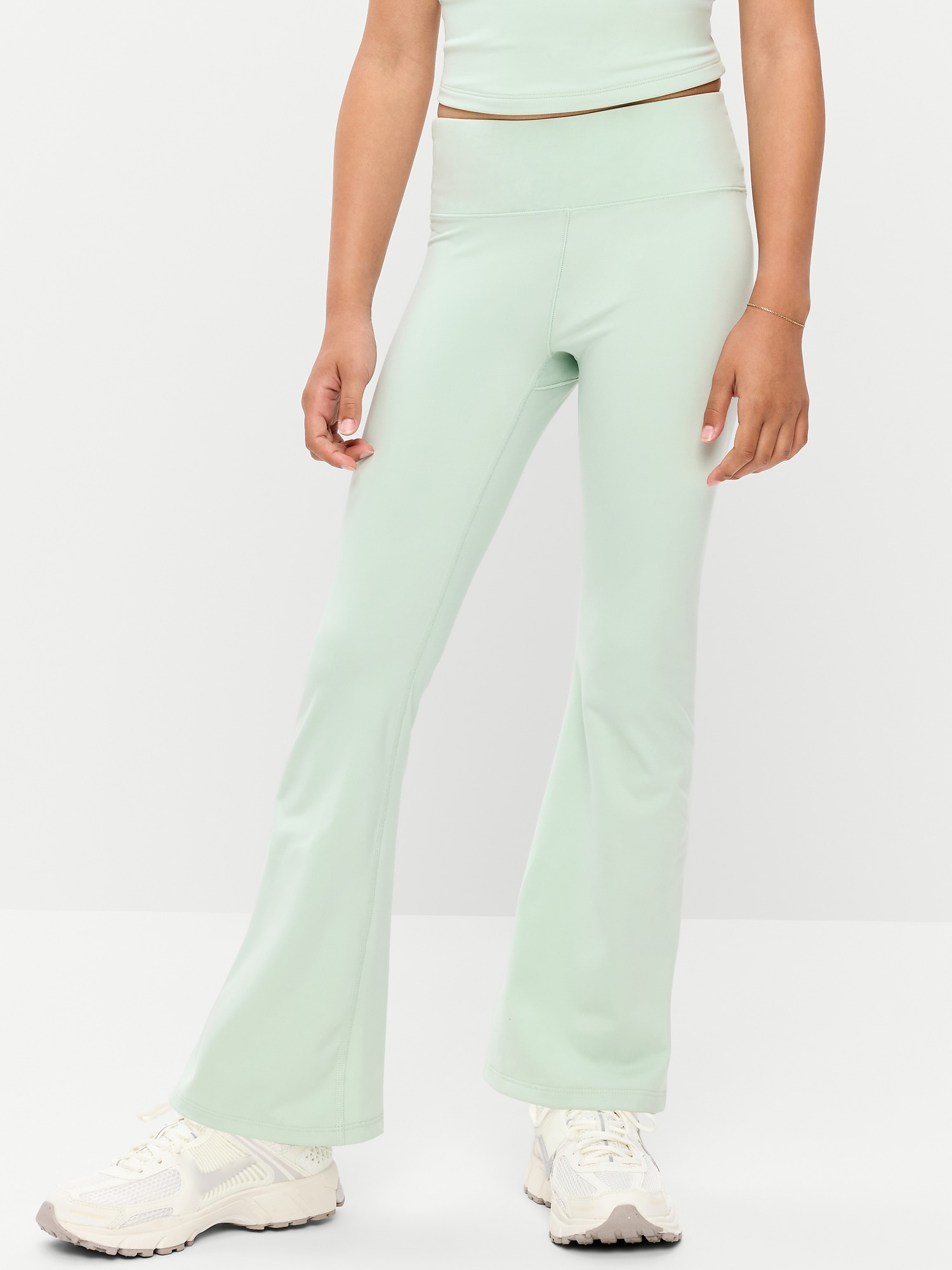 High-Waisted StudioSmooth Flared Leggings for Girls