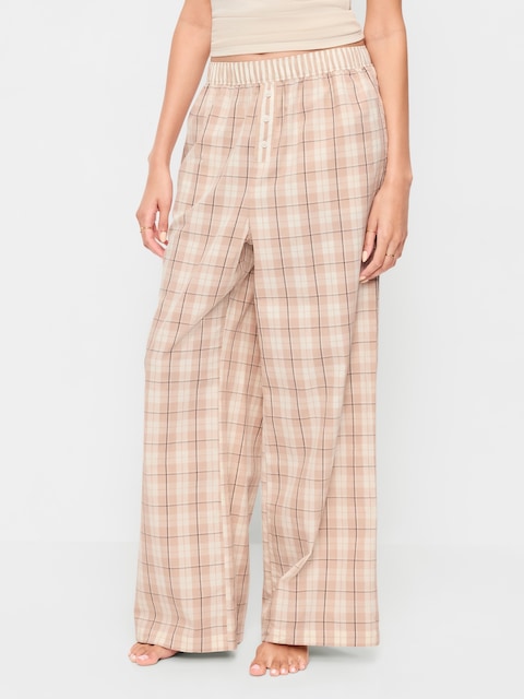 PANTALON DE PYJAMA EN POPELINE