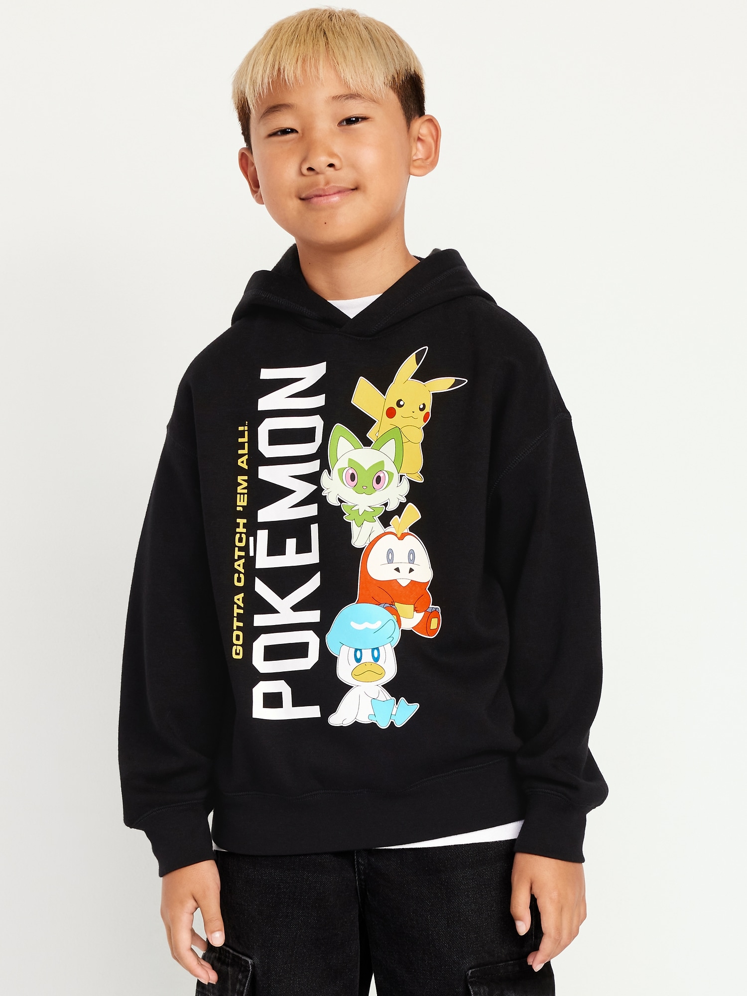Pokémon™ Oversized Gender-Neutral Graphic Hoodie for Kids