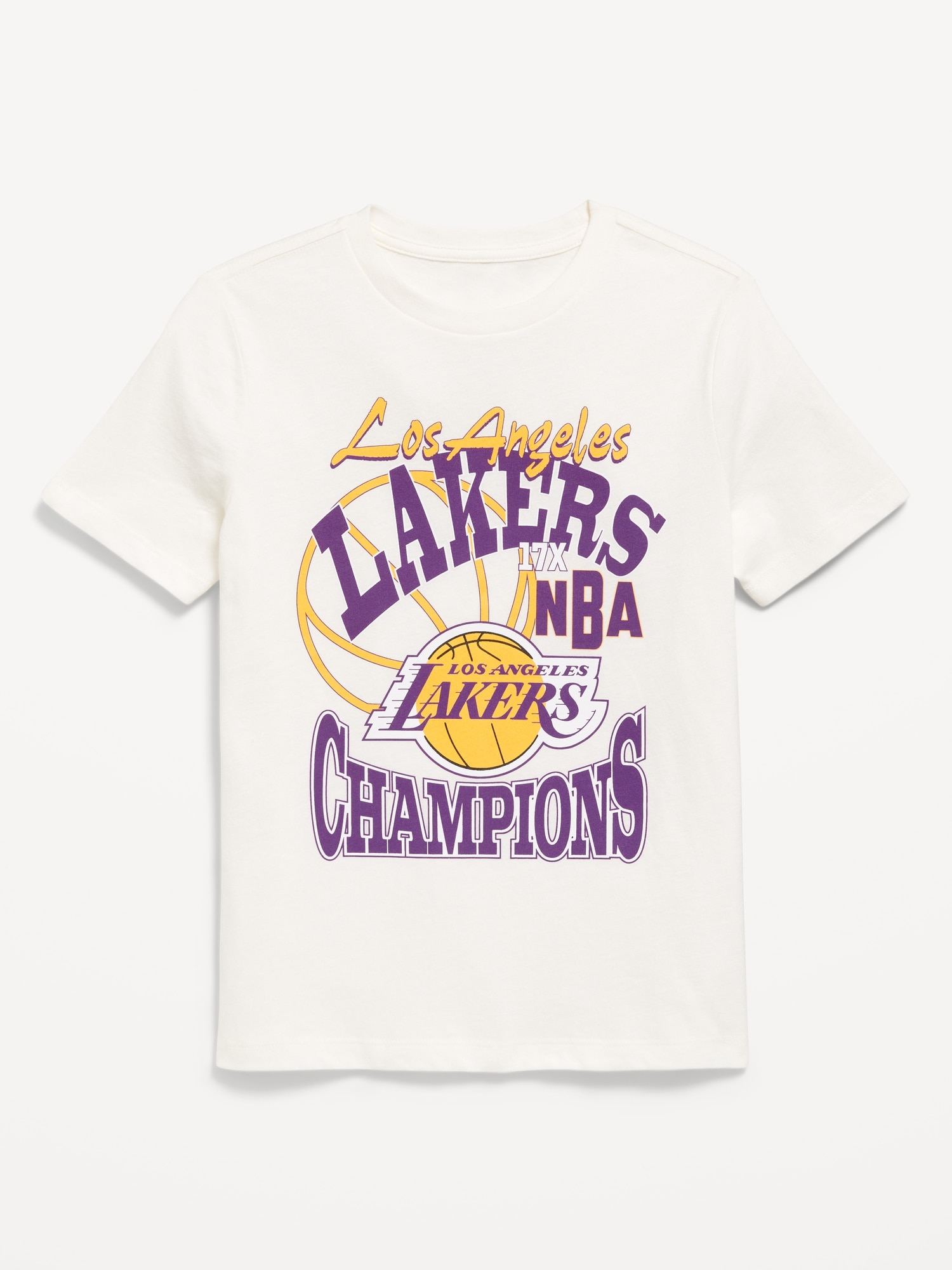 NBA© Los Angeles Lakers© Gender-Neutral Graphic T-Shirt for Kids