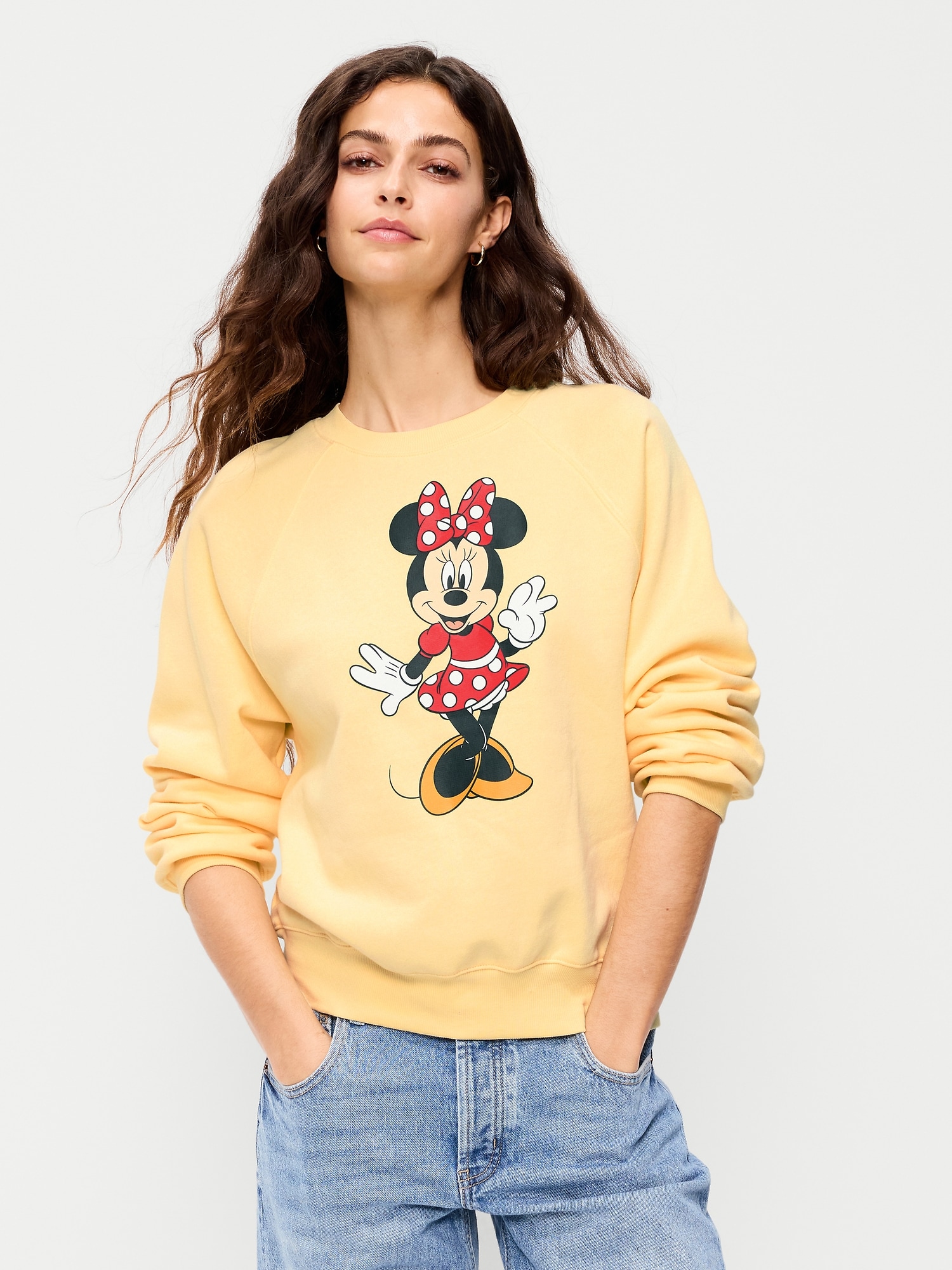 CHANDAIL EN COTON OUATÉ SURDIMENSIONNÉ PURCONFORT À IMPRIMÉ OLD NAVY X DISNEY© POUR FEMME