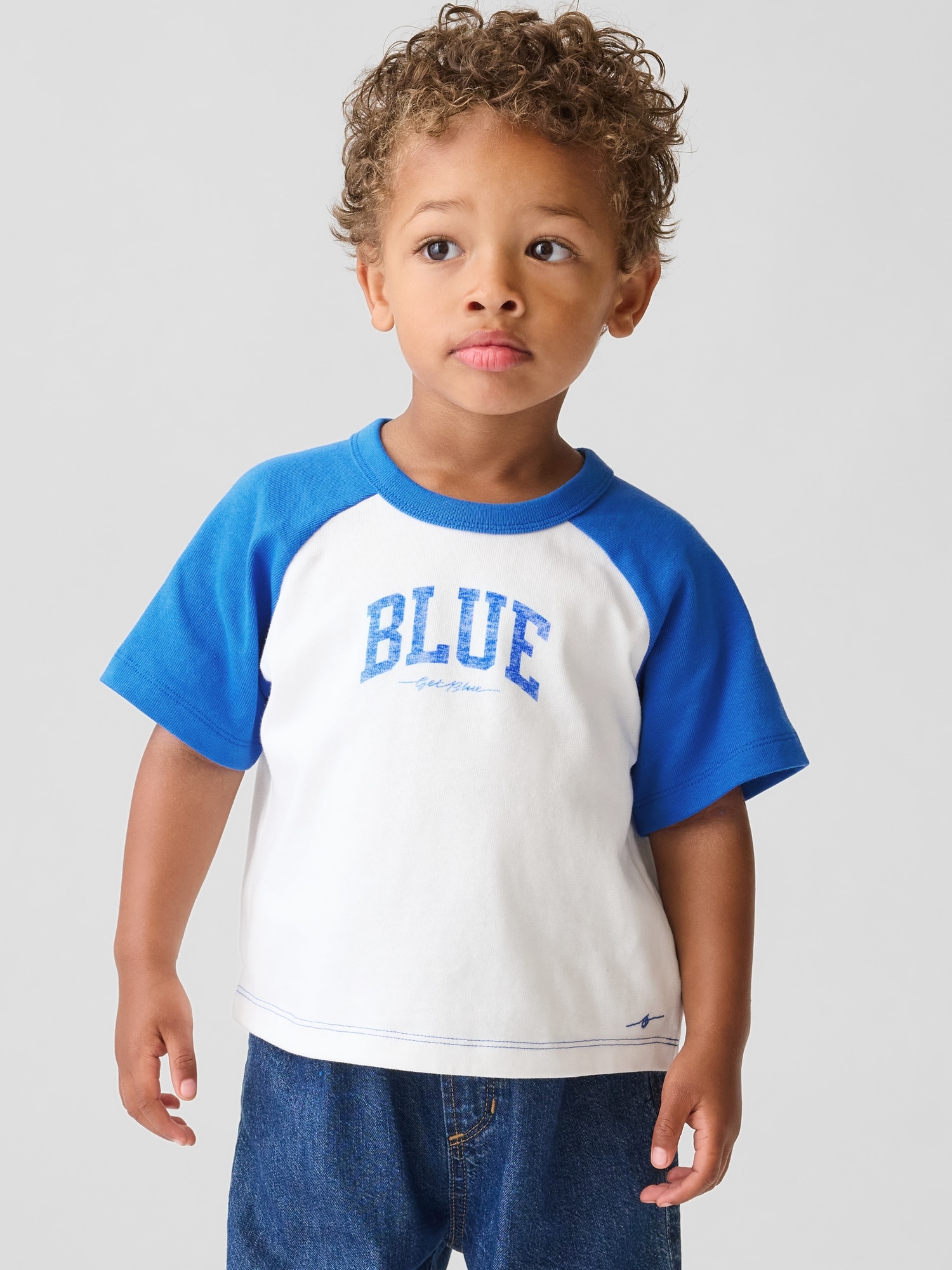 Get Blue Baby & Toddler Raglan T-Shirt