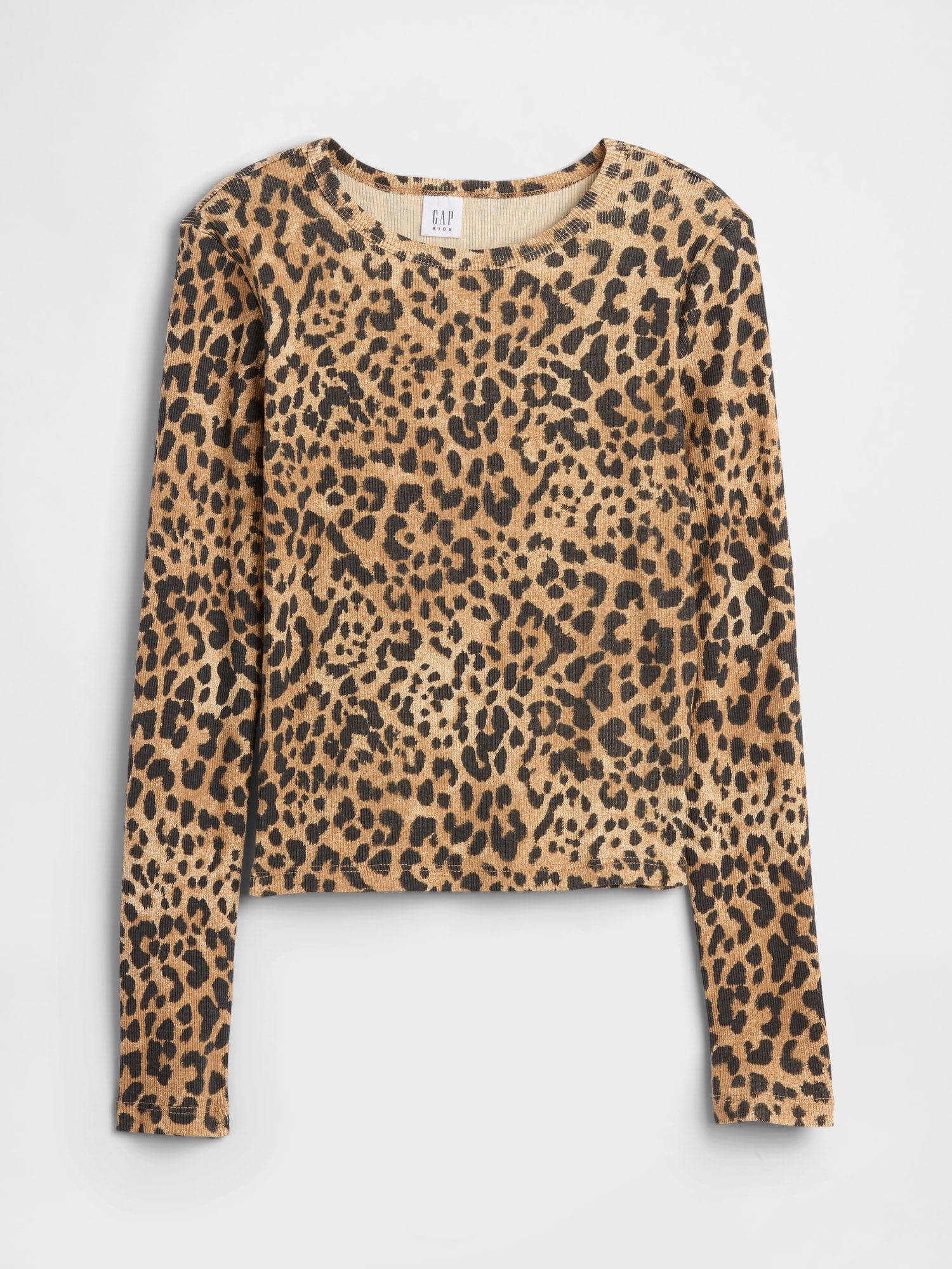 Kids ribbed pointelle t-shirt