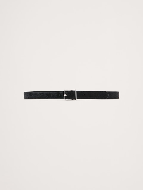 CEINTURE EN CUIR DE VEAU VELOURS