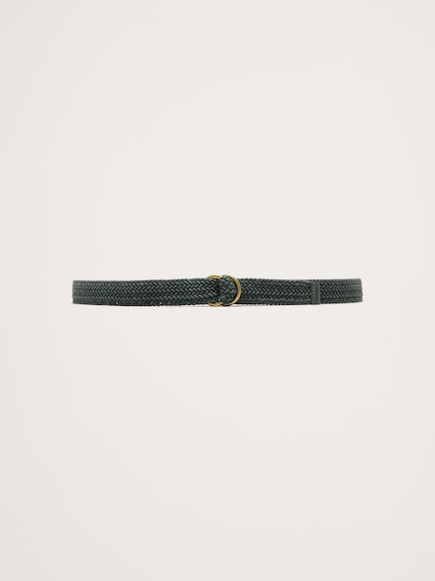 CEINTURE EN COTON TRESSÉ