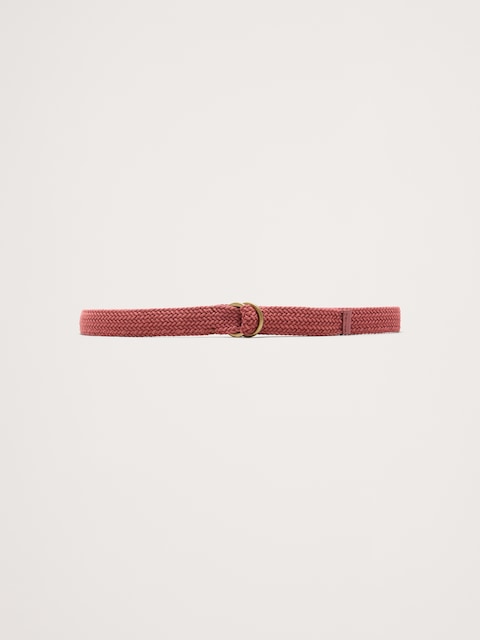 CEINTURE EN COTON TRESSÉ