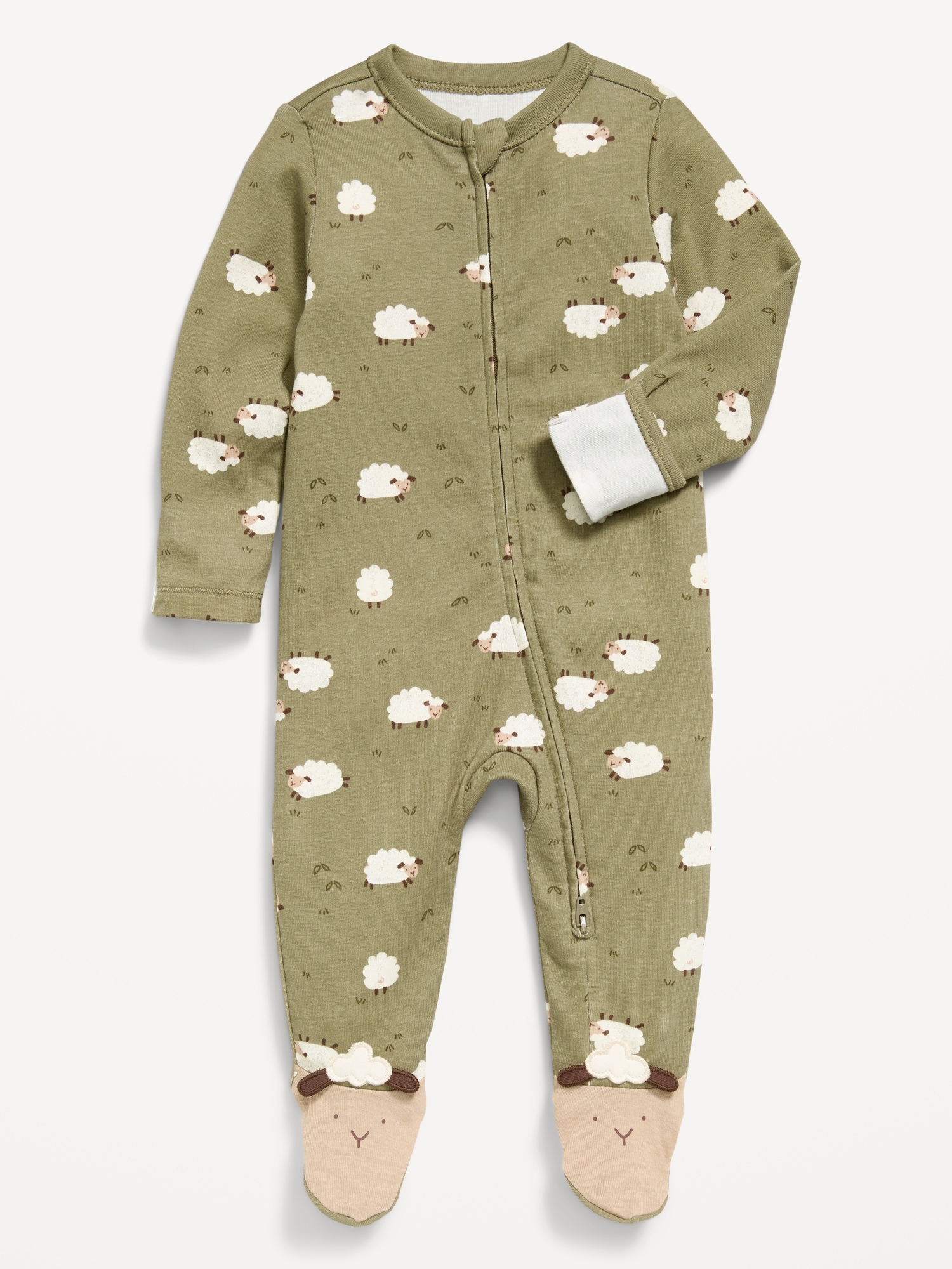2-Way-Zip Sleep & Play Footed One-Piece for Baby