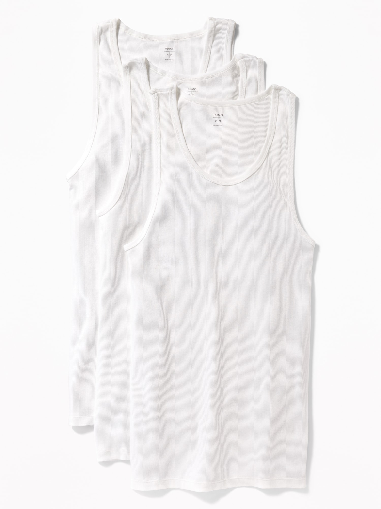 PAQUET DE TROIS DÉBARDEURS EN TRICOT CÔTELÉ POUR HOMME