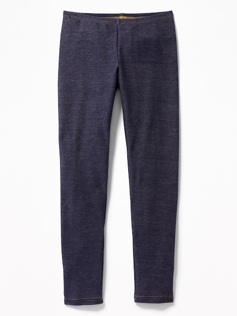 LEGGINGS STYLE DENIM POUR FILLE