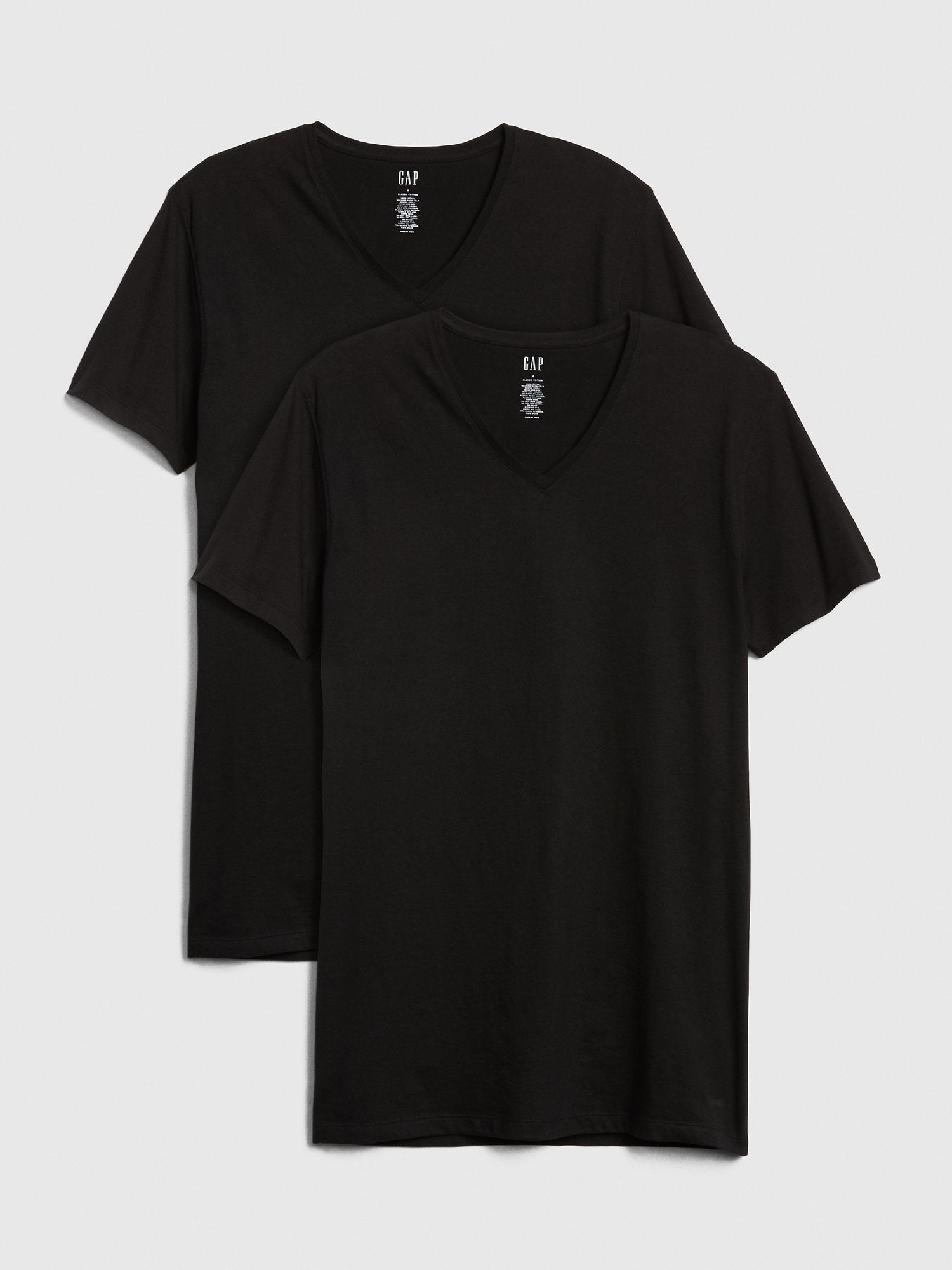 T-SHIRT CLASSIQUE À COL EN V (PAQUET DE 2)