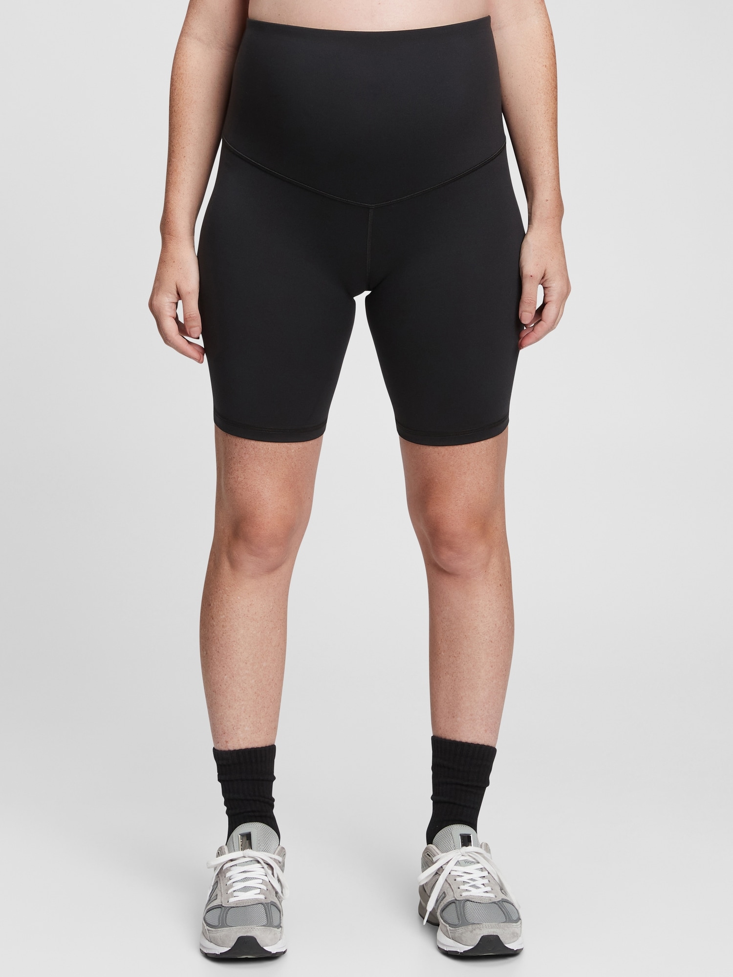 SHORT DE VÉLO DE MATERNITÉ GAPFIT HYBRIDE RECYCLÉ À PANNEAU COMPLET