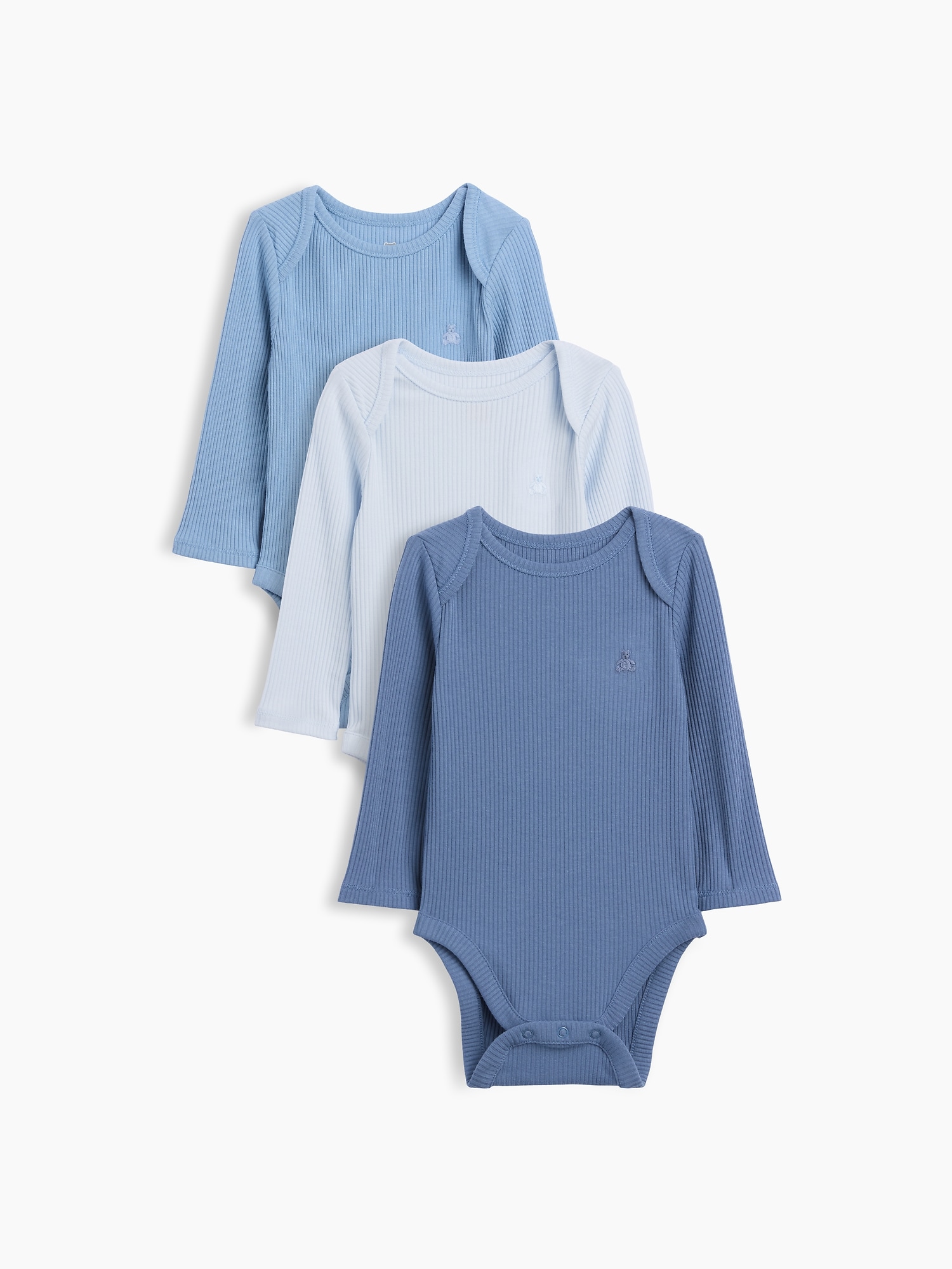 Gap Baby First Favorites Tinyrib Pocket Bodysuit (3-pack) In Multi