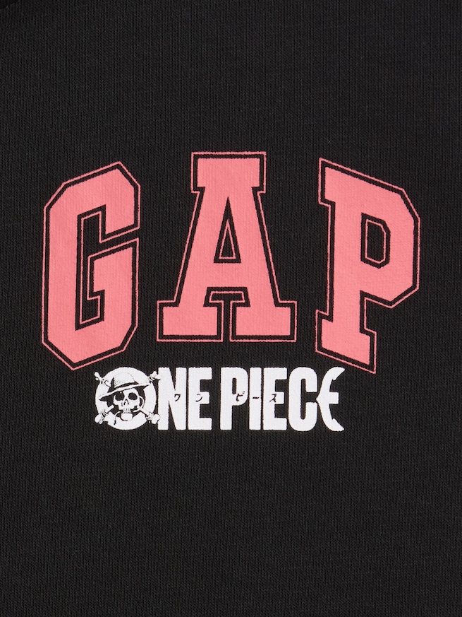 ONE PIECE ヴィンテージソフト ジップアップパーカー (キッズ)-4