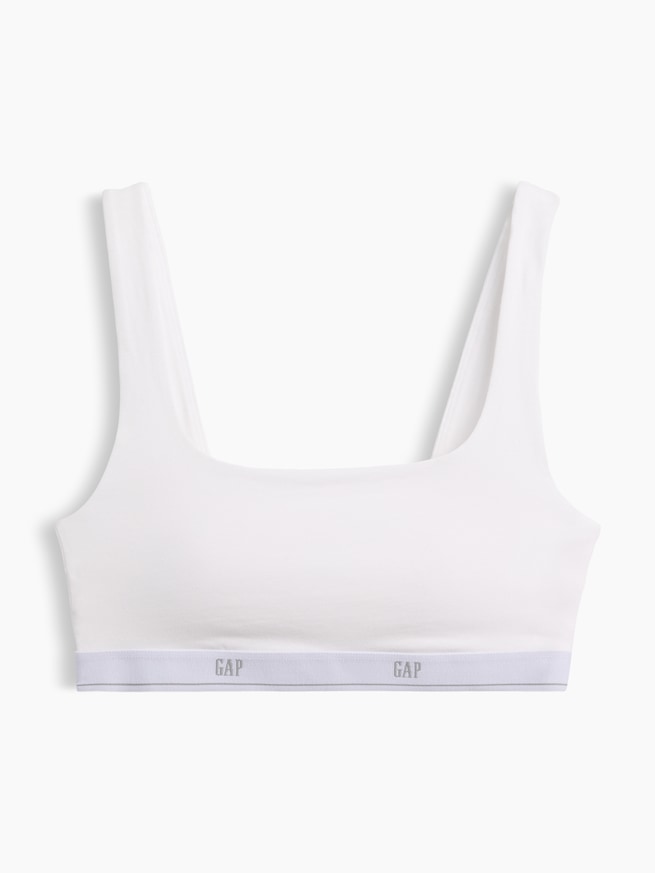 SoftMade ソフトメード オーガニック ストレッチコットン GAPロゴ ブラレット-5