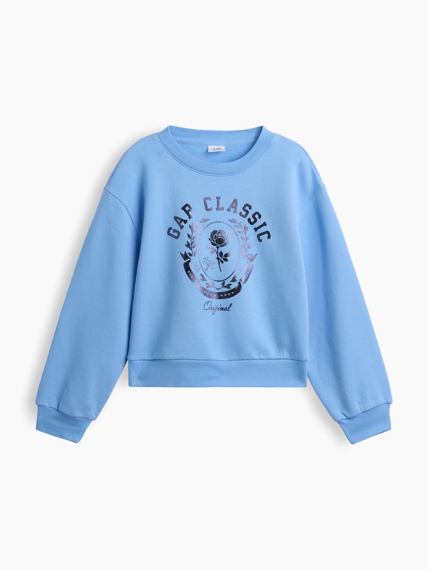 Kids Relaxed Wedge Crewneck Sweatshirt