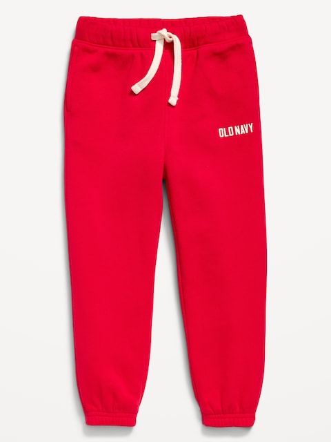 Logo Graphic Fleece Jogger Sweatpants for Toddler Boys