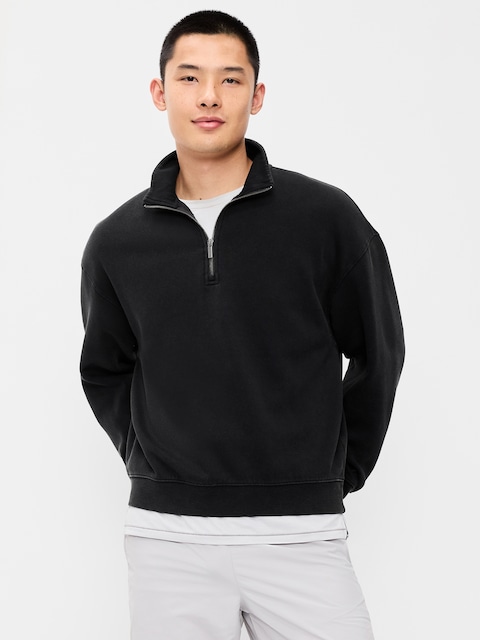 VESTE À GLISSIÈRE AU QUART RÉTROCONFO