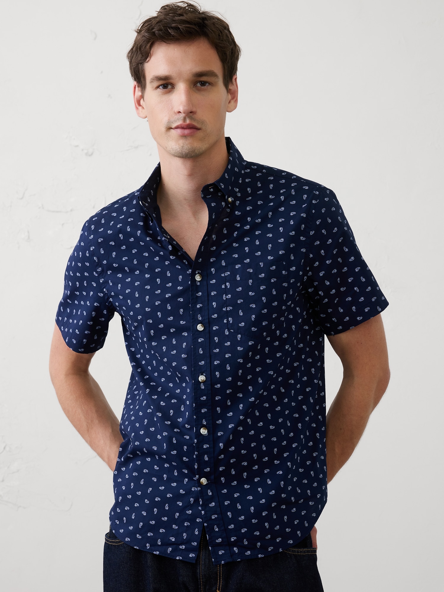 Slim-Fit Softwash Cotton Shirt