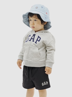 babyGap リラックスフィット GAPロゴ フレンチテリー プルオン ショートパンツ