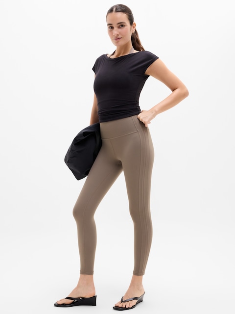 Salutation Pintuck High Rise 7/8 Legging