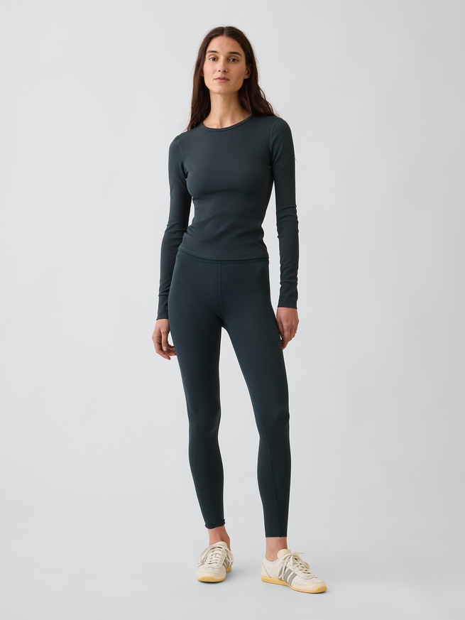 GapFit スムース クルーネックTシャツ-1