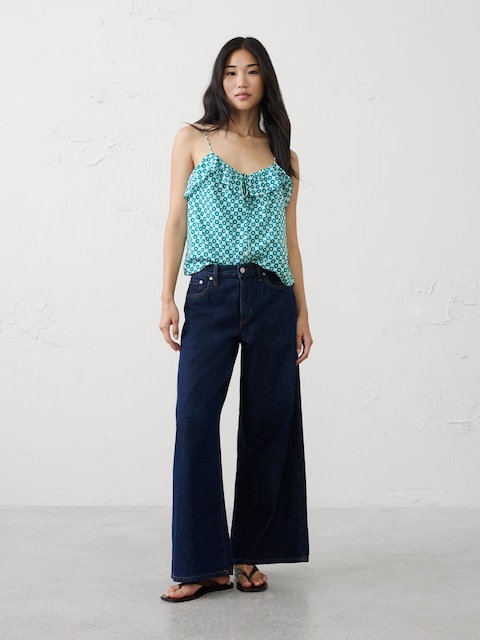 Strappy Ruffle Tank