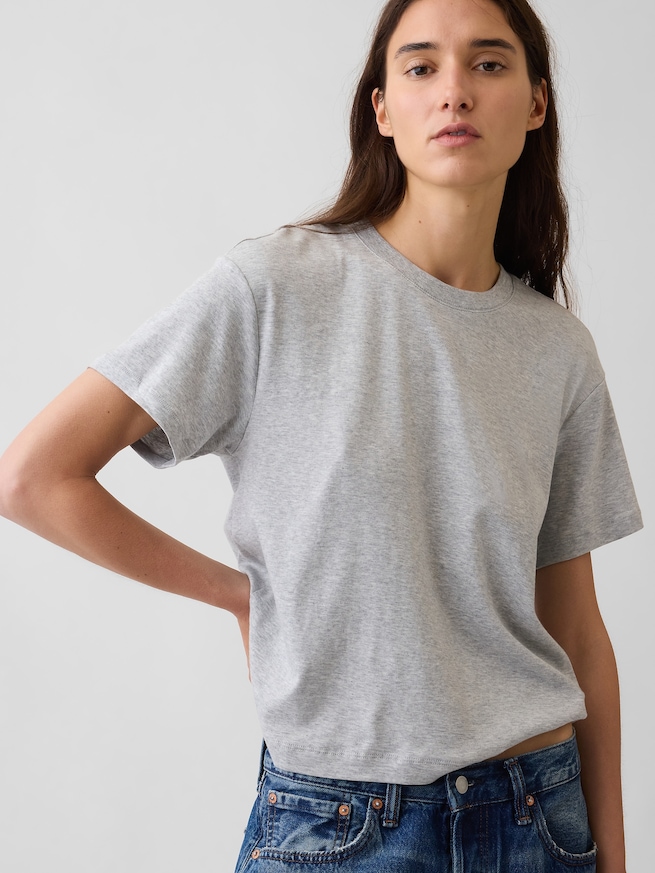 スーピマ&reg; コットン リラックスTシャツ-4