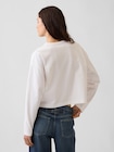 ニット オーバーサイズ クロップドTシャツ-2