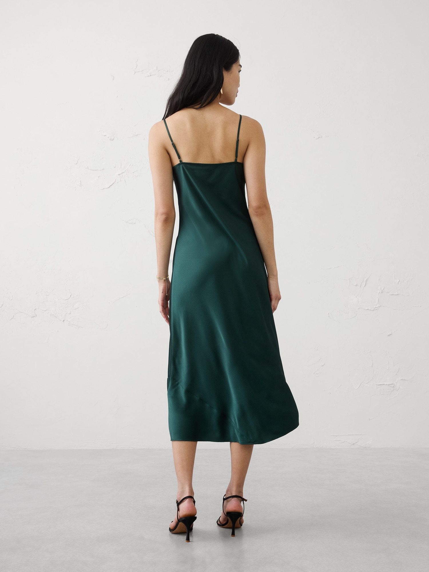 banana republic satin midi dress Satin Midi Dress