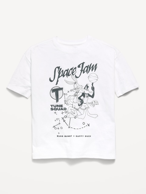 T-SHIRT SURDIMENSIONNÉ À IMPRIMÉ SPACE JAM™ UNISEXE POUR ENFANT