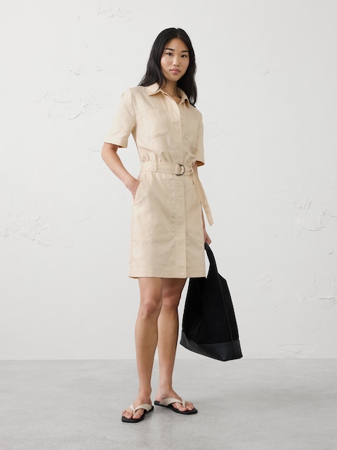 ROBE-CHEMISIER COURTE UTILITAIRE