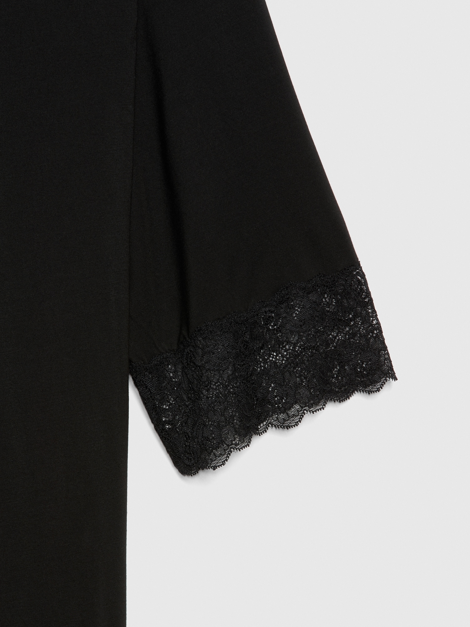 Maternity Softest Modal Lace-Trim Robe