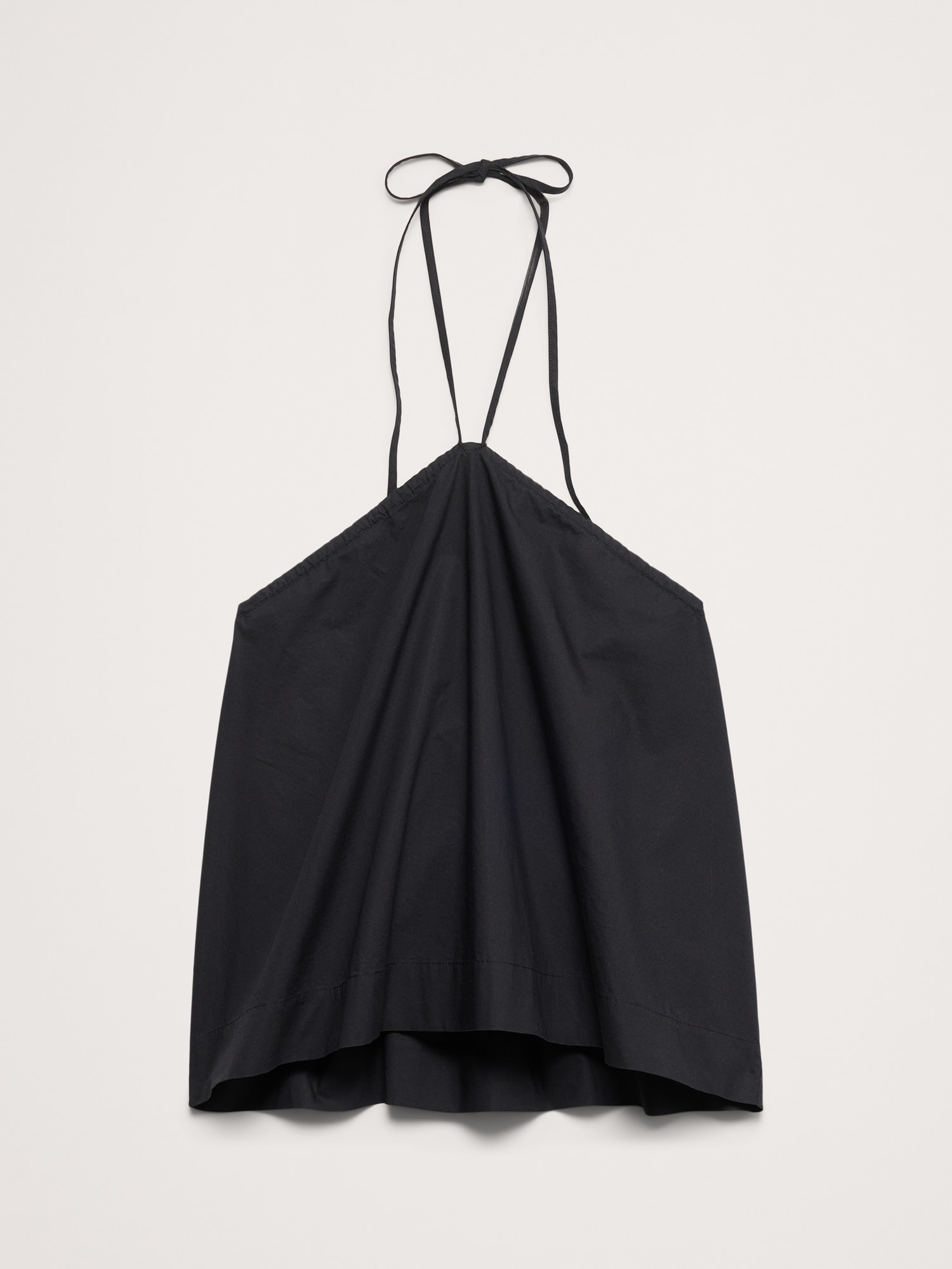Cotton Poplin Halter Top