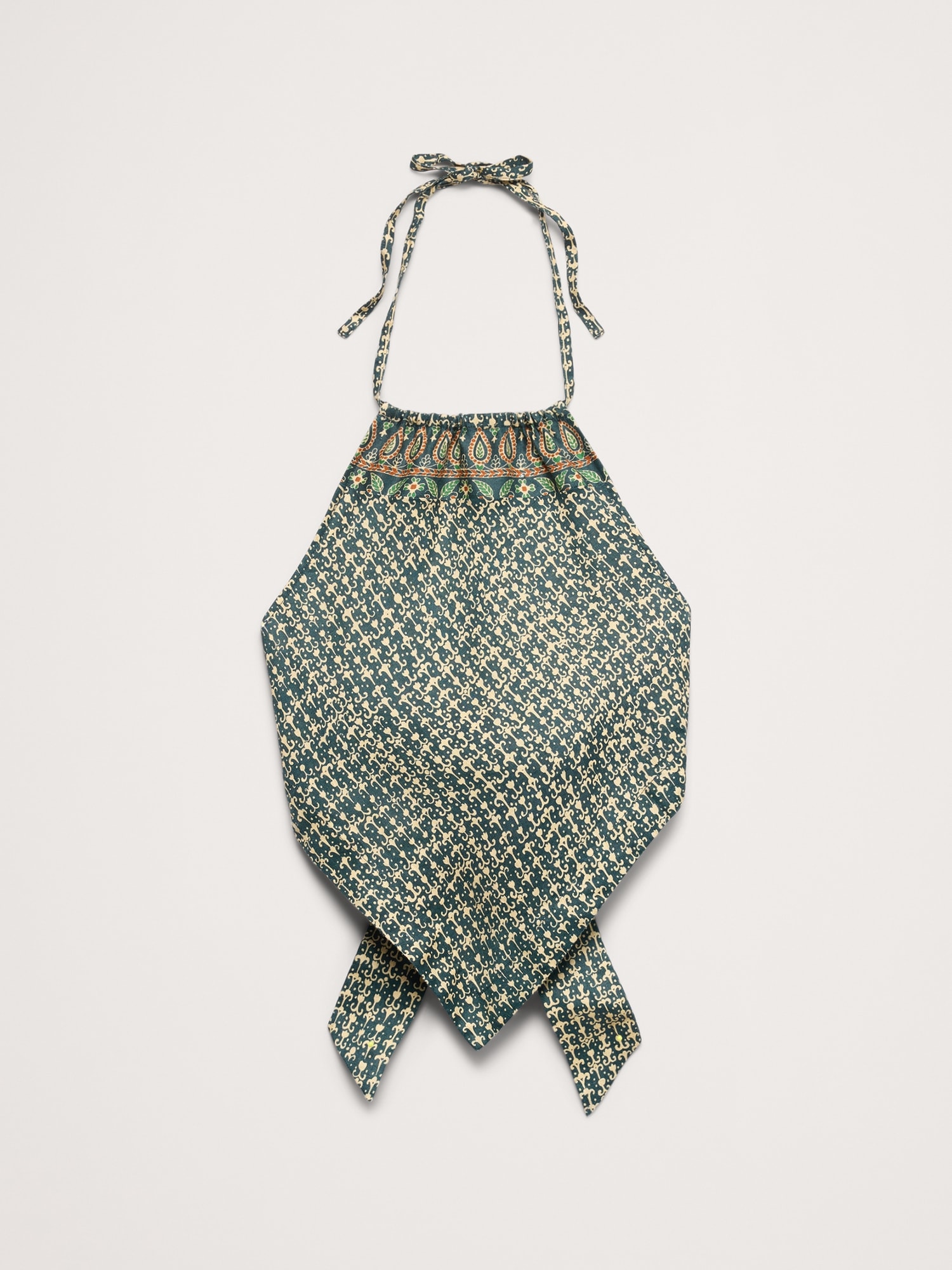 Linen Scarf Halter Top