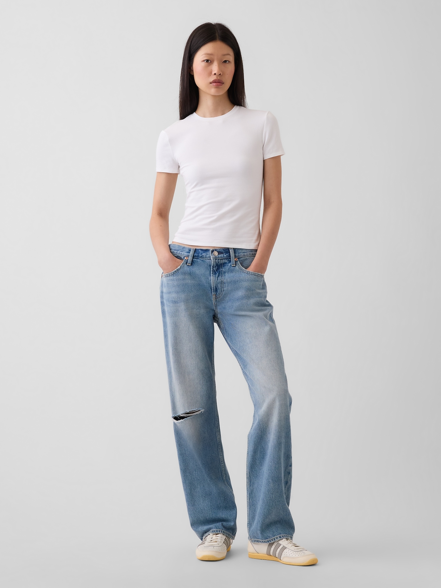 クロースニット ジャージーTシャツ-1
